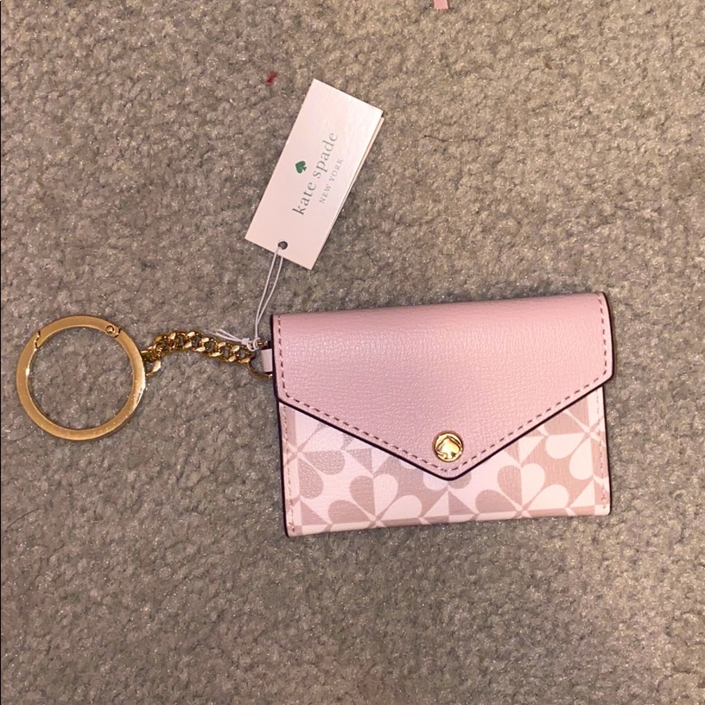 💯 AUTHENTIC Kate spade card case keychain